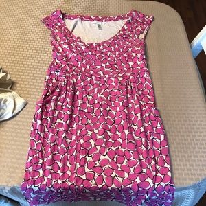 diane von furstenberg gumdrop pink silk dress